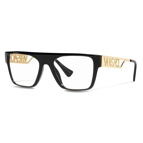 versace occhiale senza aste|Occhiali '90s Vintage Logo Nero,Oro .